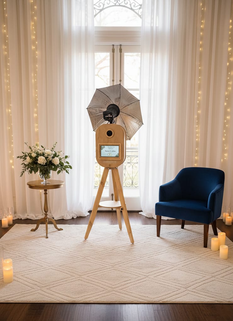 Timeless elegance meets modern technology. Our Retro Pod is the perfect centerpiece for sophisticated celebrations.